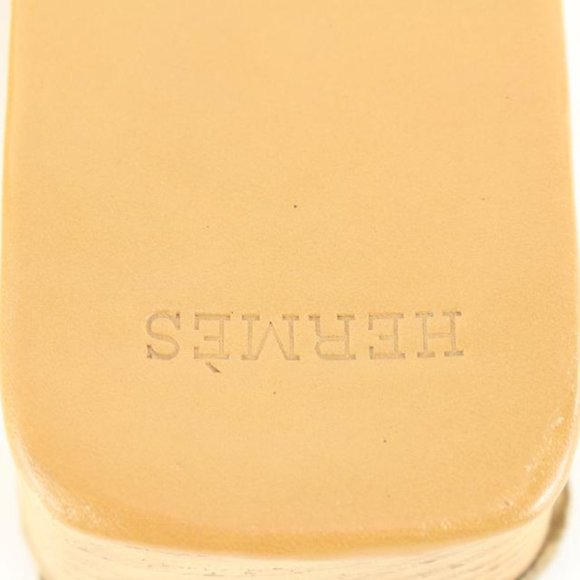 Hermès Women's Size 35 Evelyne Leather Clog Sandal Slides 51h628s - Picture 4 of 12